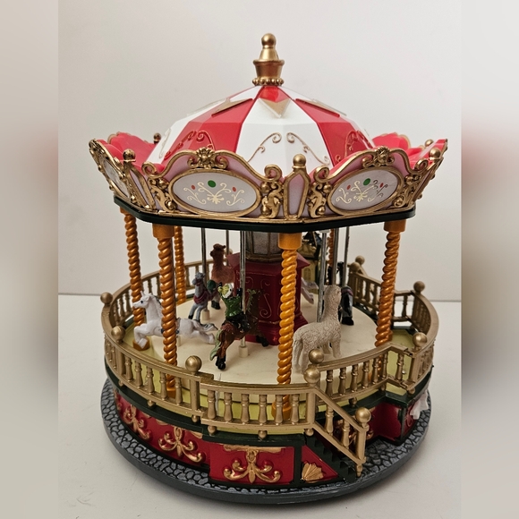 Musical Moving Christmas Carousel - Picture 2 of 9